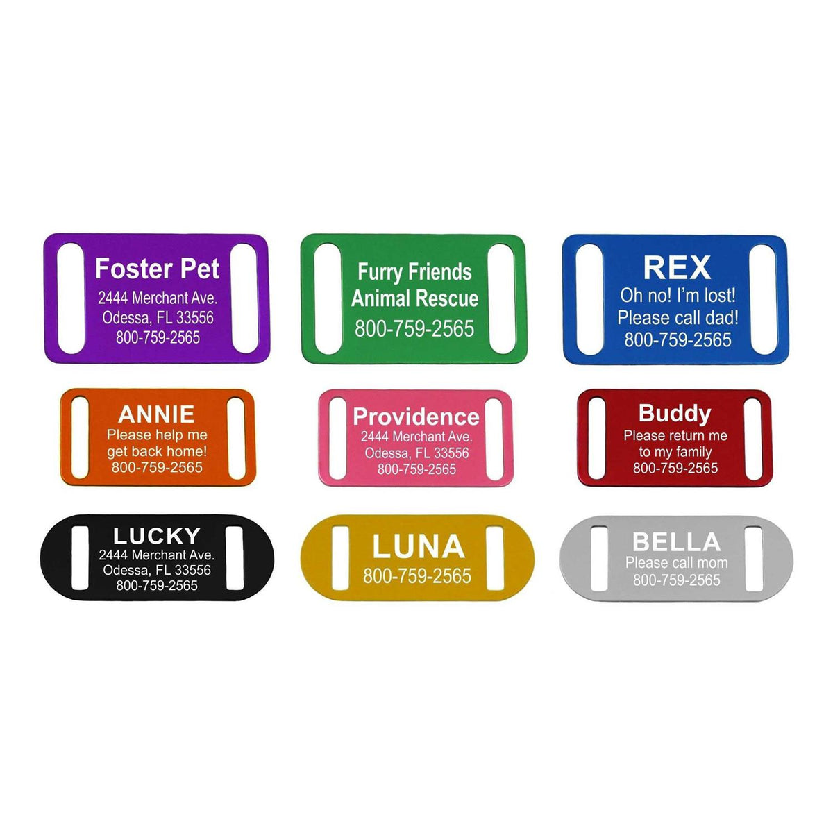 Slide-On Pet ID Tag C747530