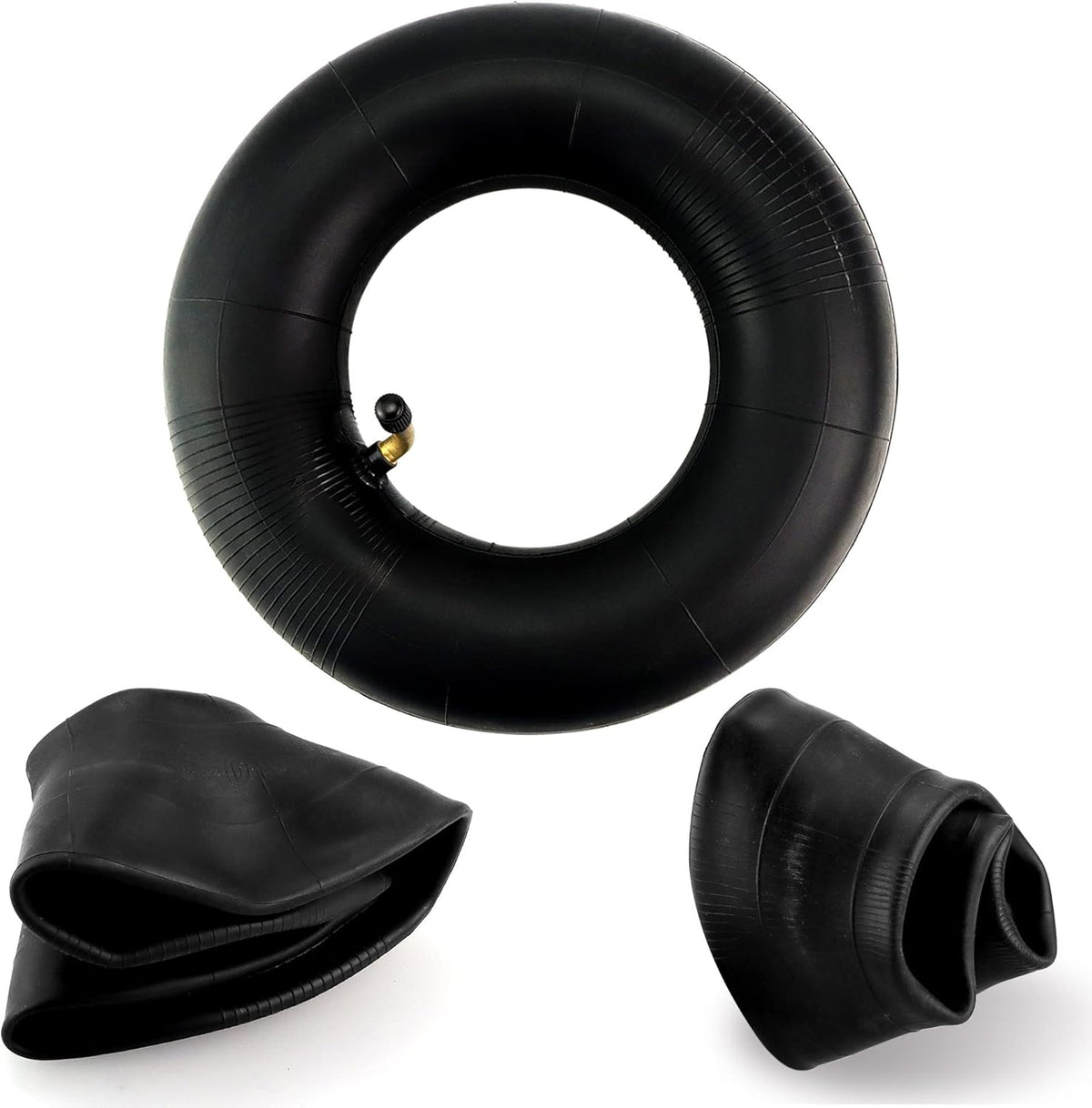 2 Pack Heavy Duty Replacement Inner Tubes with TR-13 Straight Metal Air Valve Stem I891909