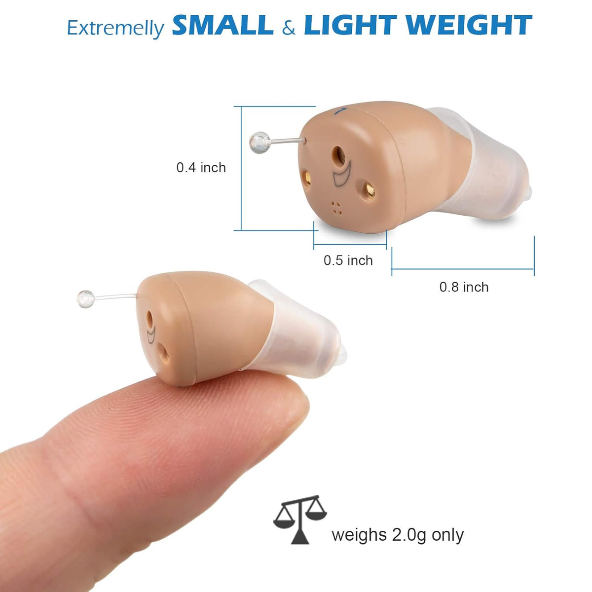 Rechargeable Hearing Amplifier Pair B265521