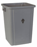 23 gal. Gray Plastic Trash Can Liners V751064