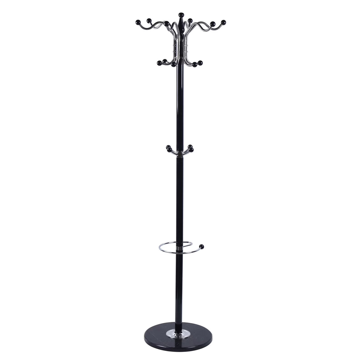 Metal Coat Rack with Umbrella Holder Z725363