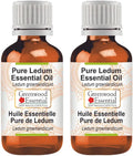 Ledum Essential Oil Steam Distilled Pack of Two 100ml U6841