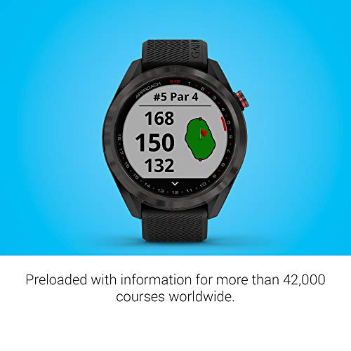 Golf Smartwatch with 1.3" Color Touchscreen and Scratch-Resistant Ceramic Bezel G146