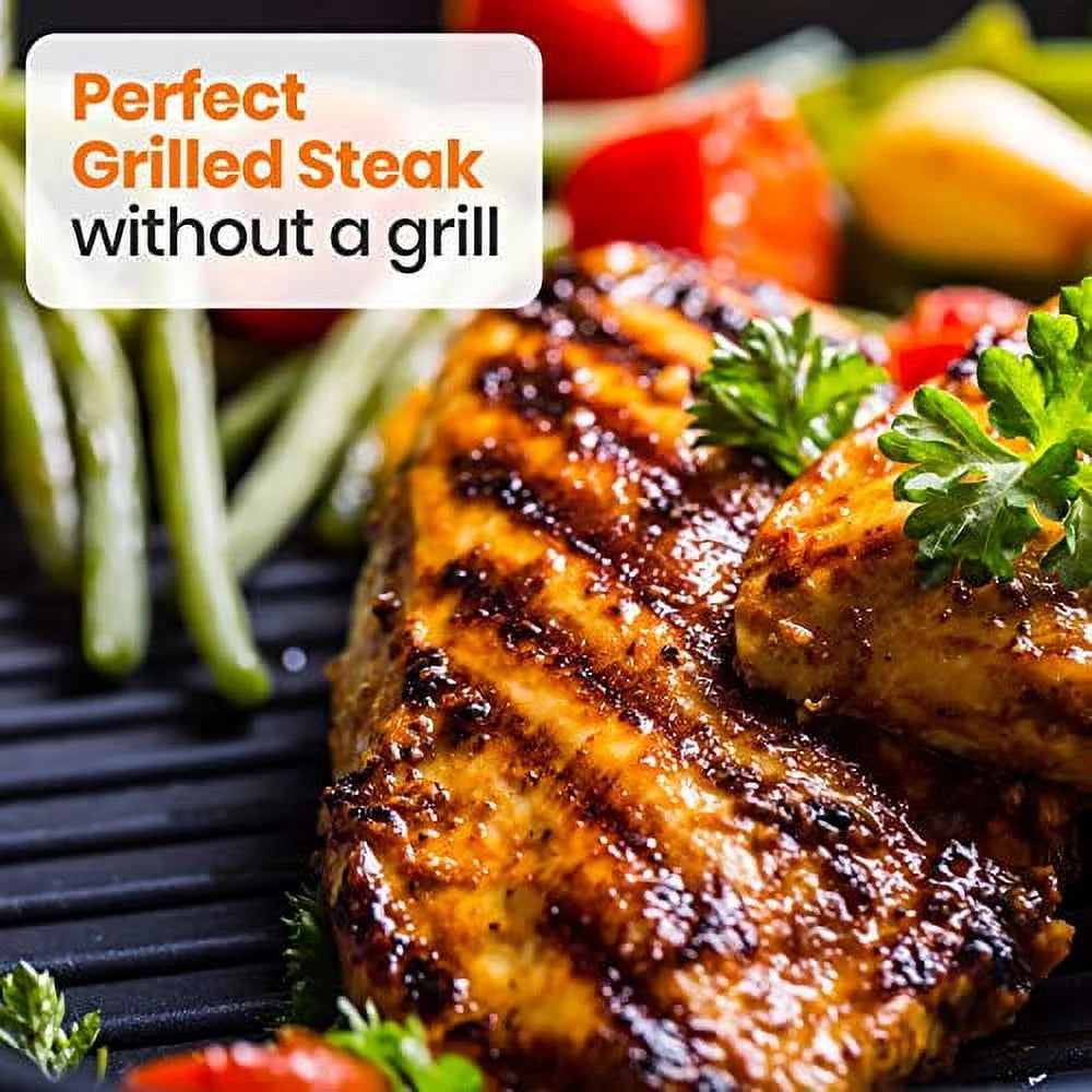 20" x 13" Nonstick Hard-Anodized Grill Pan Z2401