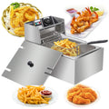 Stainless Steel Electric Deep Fryer 6L X8675