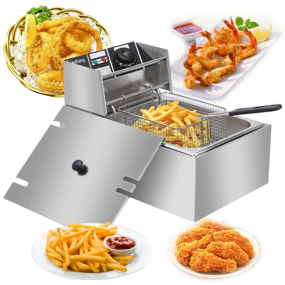 Stainless Steel Electric Deep Fryer 6L X8675