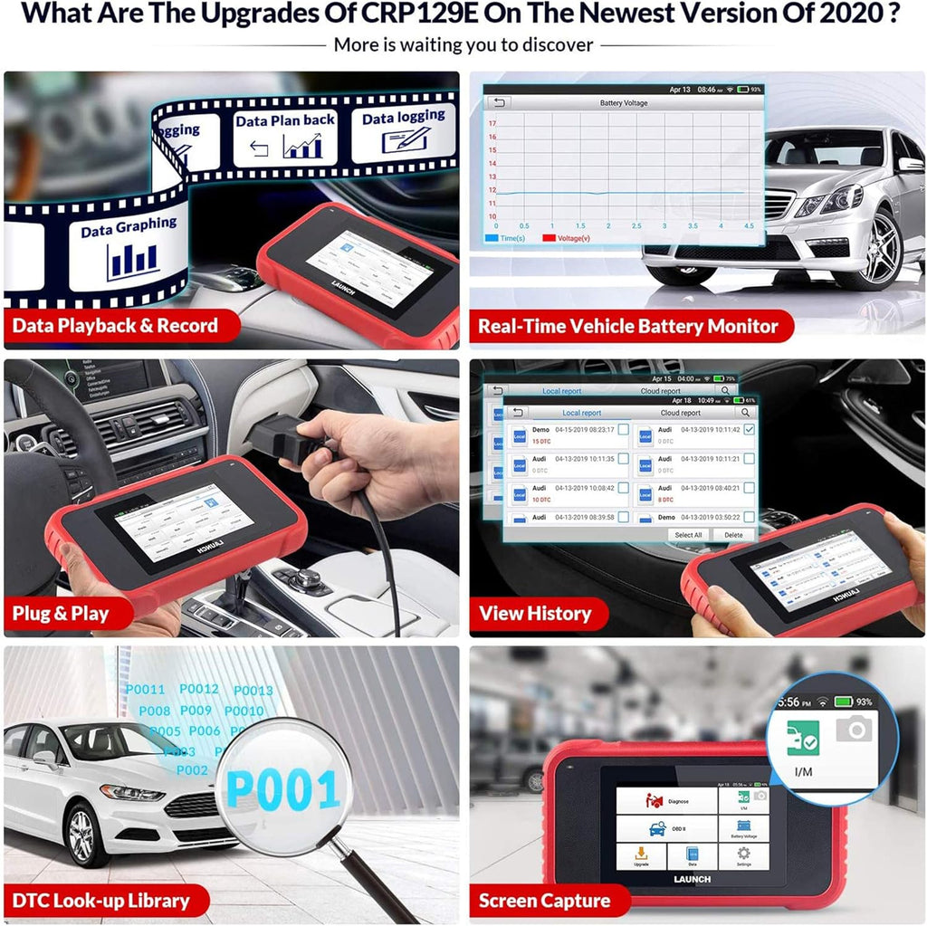 OBD2 Scanner Code Reader Car Diagnostic Tool O8240