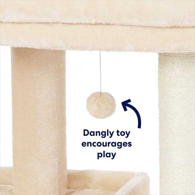 42-in Heavy Duty Faux Fur Cat Tree Condo Q971056