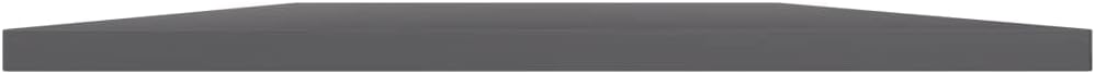 8 pcs High Gloss Gray Engineered Wood Shelf H6901