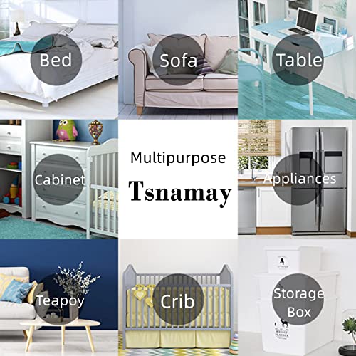 4" Self Adhesive Black Furniture Risers J1355