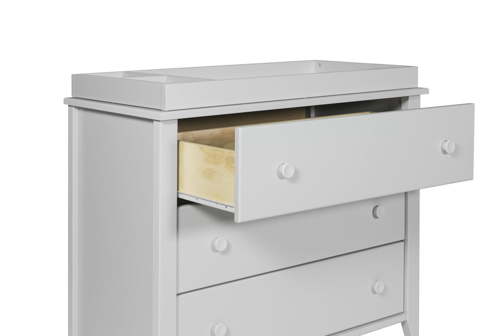 3-Drawer Changer Dresser with Removable Changing Tray Washed Natural White H40444