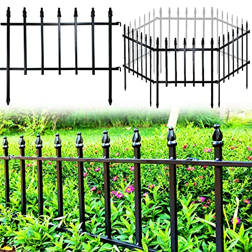 Metal Decorative Garden Fence 5 Panels O7951