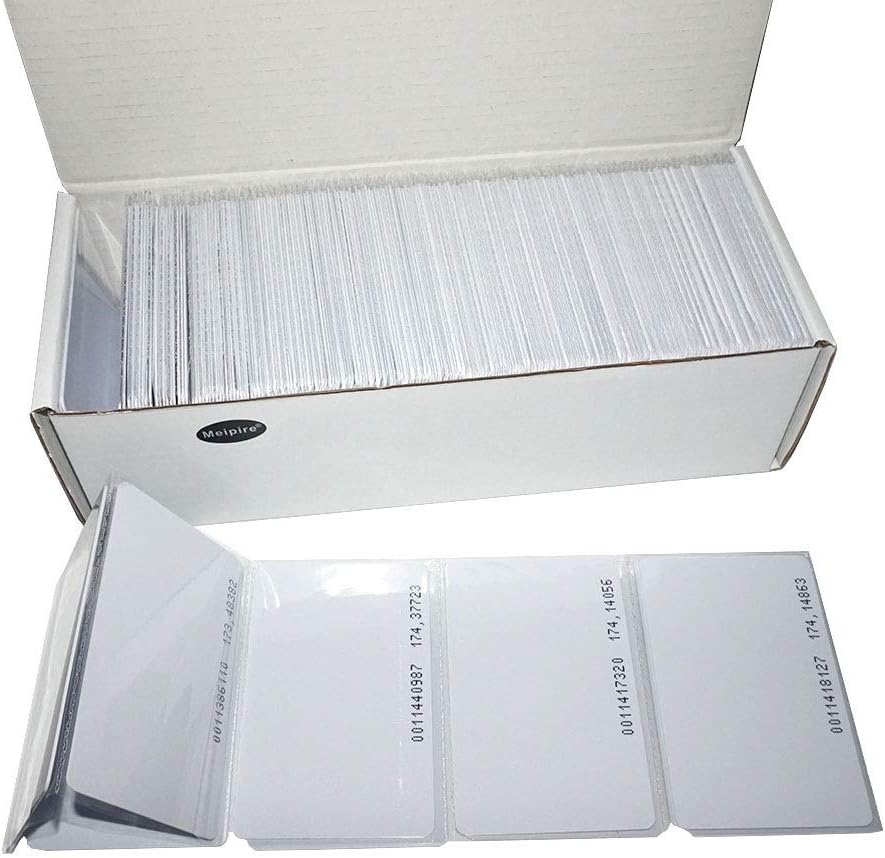 125Khz RFID Proximity Cards, 0.8mm, Read only (200pcs) Z23741