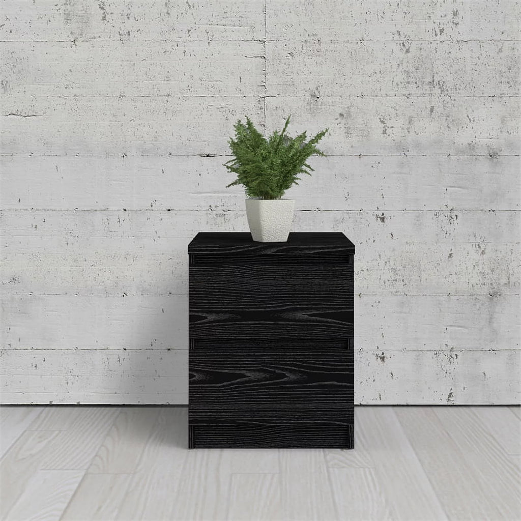 Black 4pc Queen Bed Dresser & 2 Nightstands Y2064