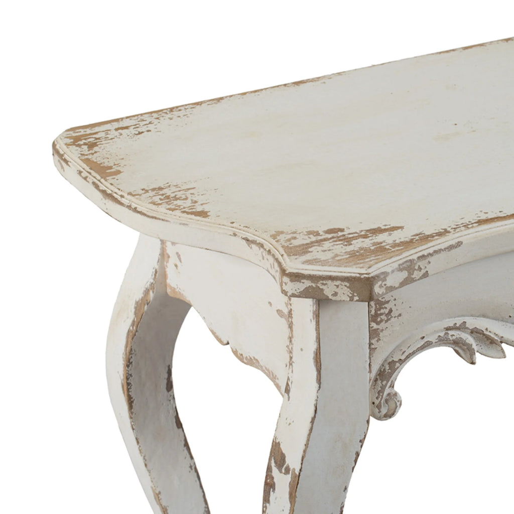 Vintage Weathered Finish Console Table T437650