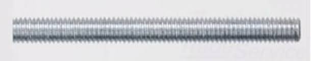 1 1/4-7 x 6 Threaded Rod Zinc Plated F605