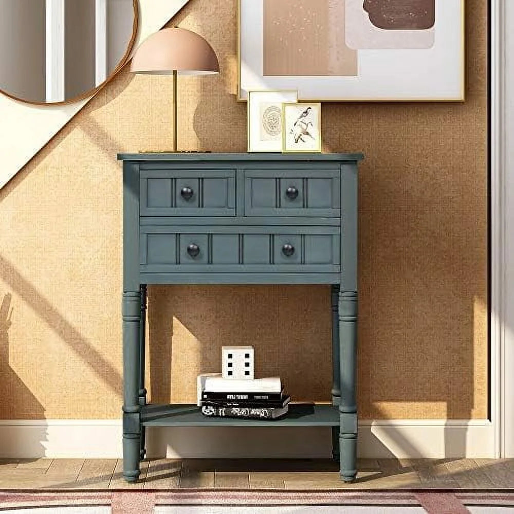 Narrow Console Table with Three Drawers C948261