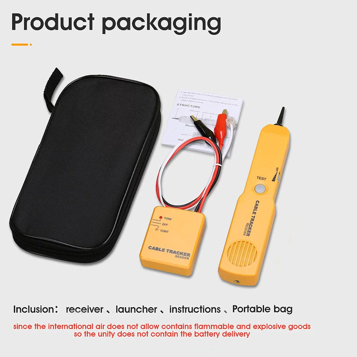 Wire Tracer Tone Generator and Probe Kit R8785