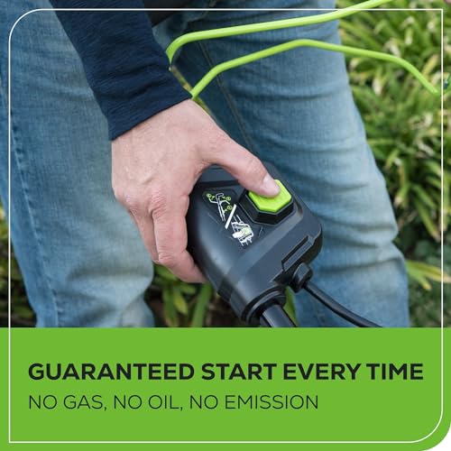 80V 21" Brushless Cordless Push Lawn Mower with 2.0Ah Batteries and Rapid Charger Y264300