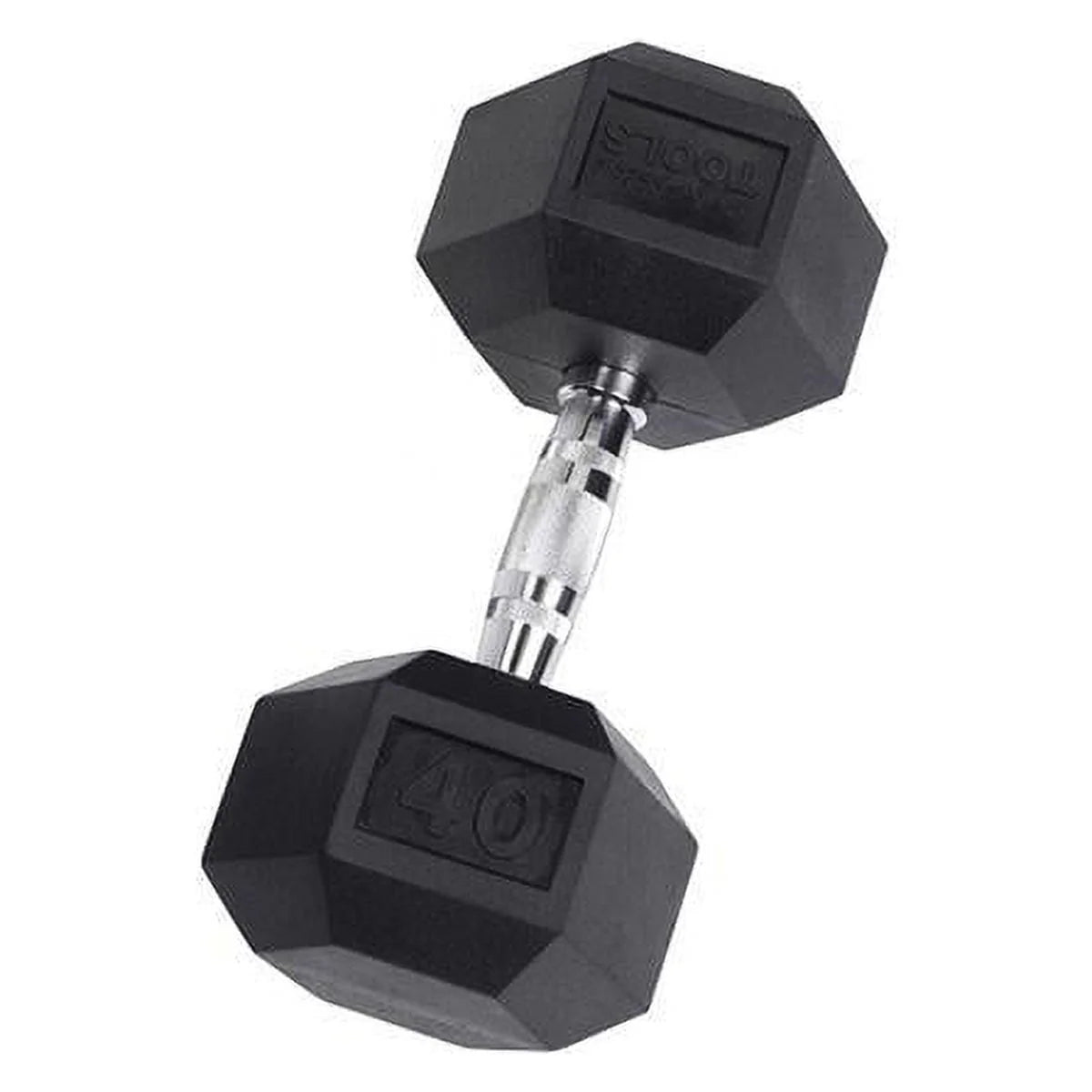 Rubber Coated Hex Dumbbells 35 lb V136