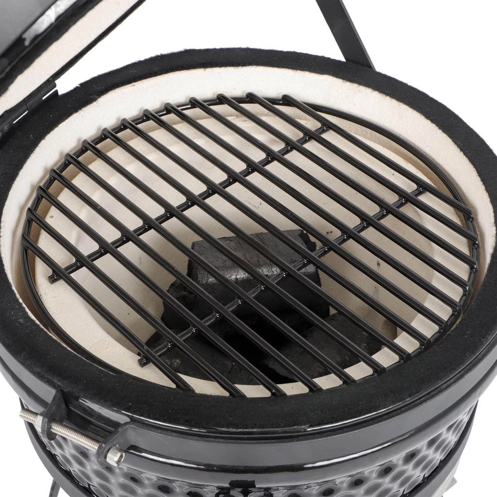 13'' Charcoal BBQ Grill Smoker J9962