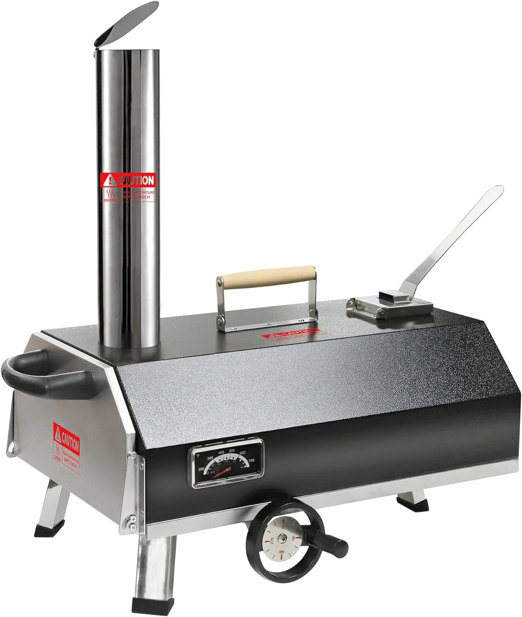 12" Portable Wood Fired Pizza Oven with Carry Bag O5471