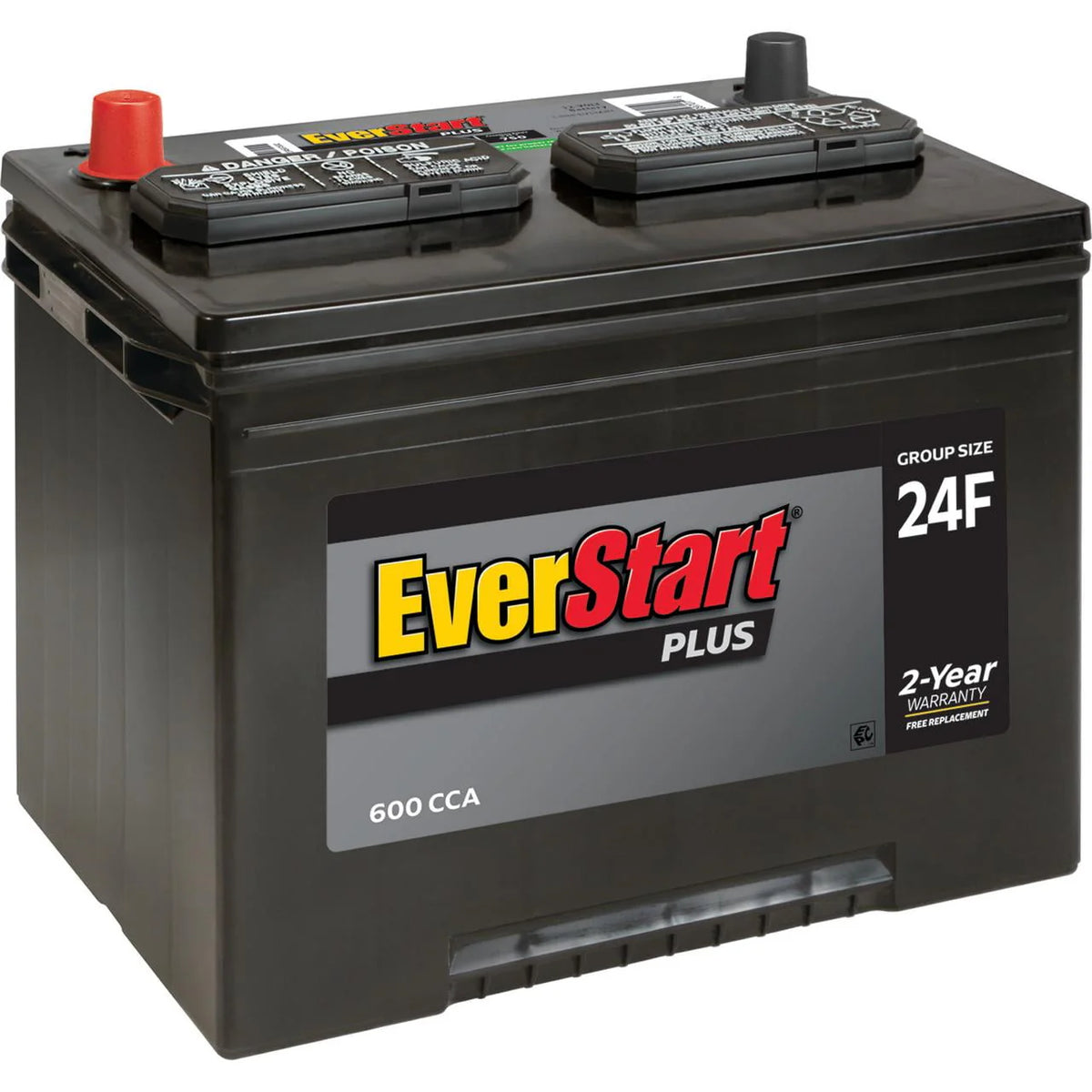 Lead Acid Automotive Battery Group Size 24F 12 Volt 600 CCA S66895