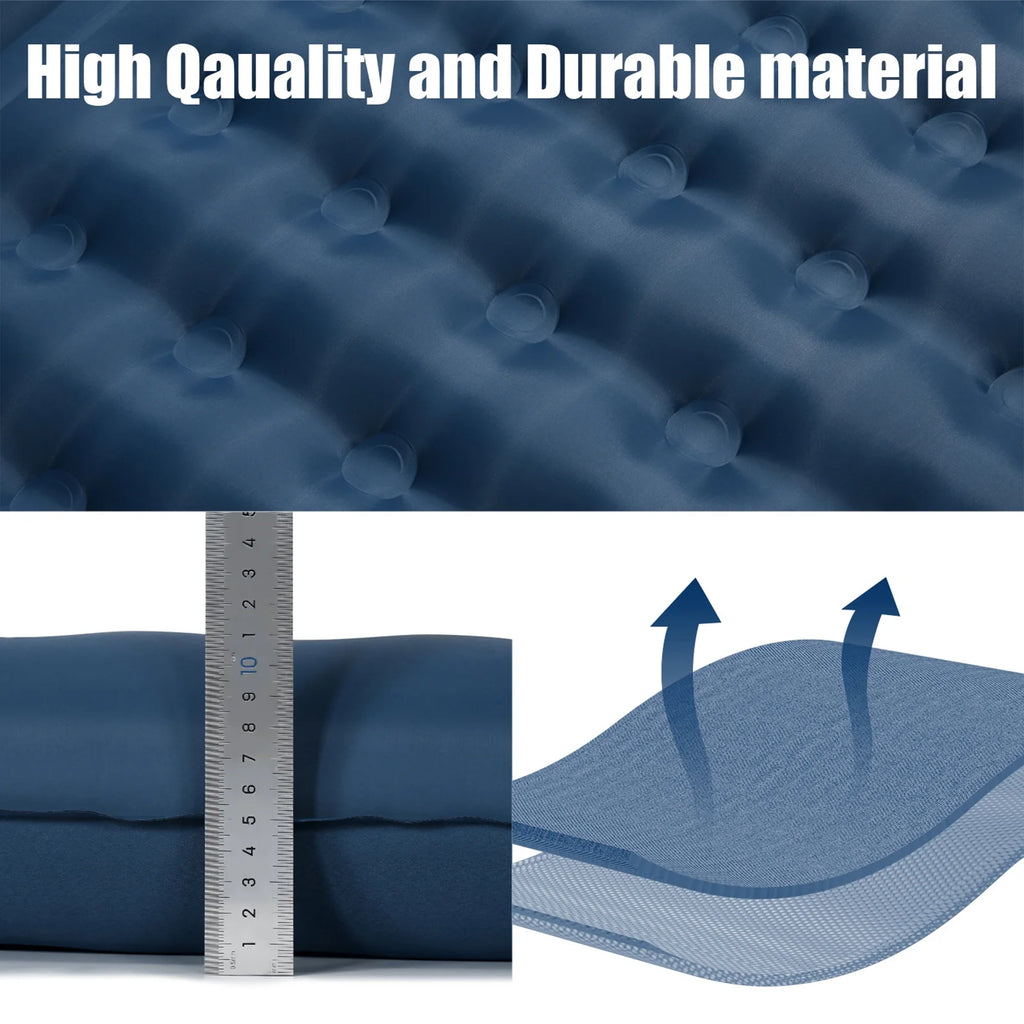 Inflatable Sleeping Pad 4 Inch Thick Air Mattress H9005