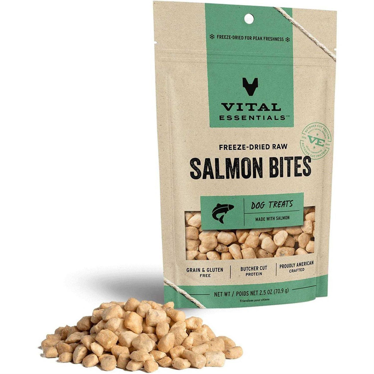 Freeze-Dried Salmon Bites Dog Treats C864341