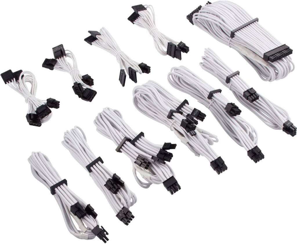 Red Individually Sleeved PSU Cables Pro Kit I15298
