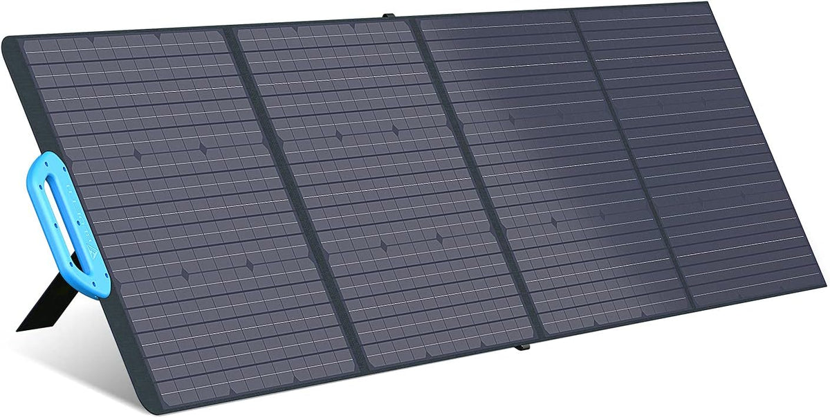 200W Foldable Solar Panel with Adjustable Kickstand M6558