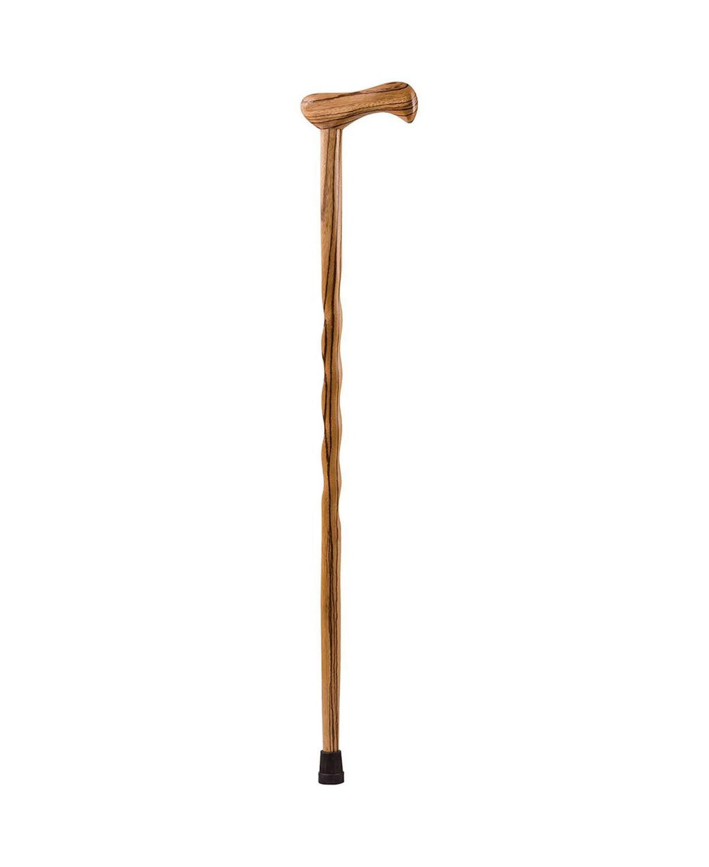 37x22 Twisted Zebrawood Walking Cane J8828