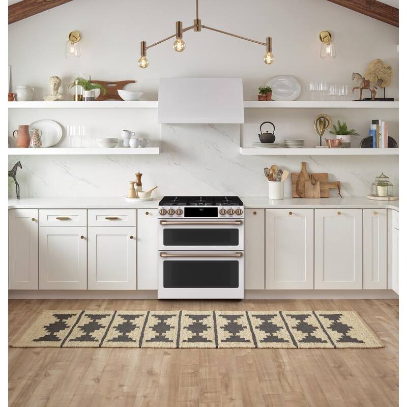30 in. 7.0 cu. ft. Slide-In Smart Double Oven Dual-Fuel Range P99291