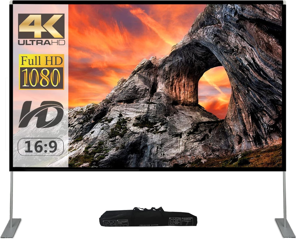 100 inch Portable Projection Screen with Stand T200897