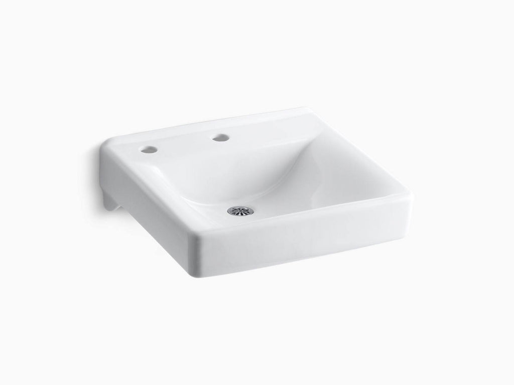 Bathroom Sink with Single Faucet Hole X9573