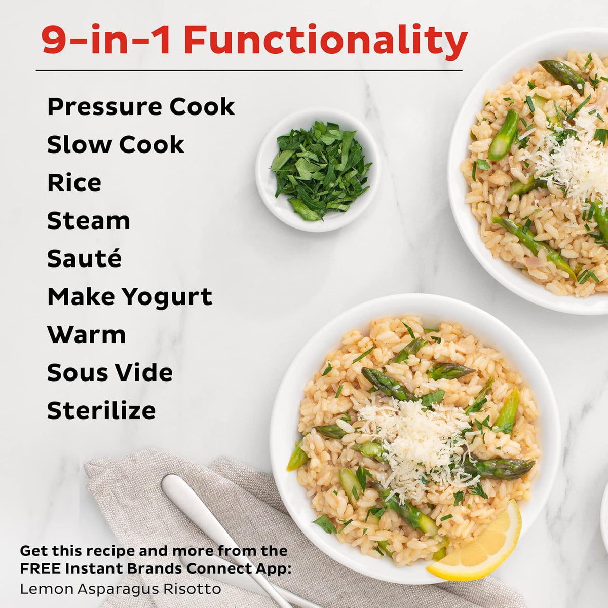 9-in-1 Electric Pressure Cooker, 8 Quart X7183