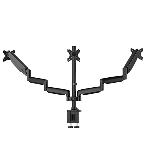 Triple Monitor Mount, Fully Adjustable Gas Spring, VESA 75x75/100x100mm D511