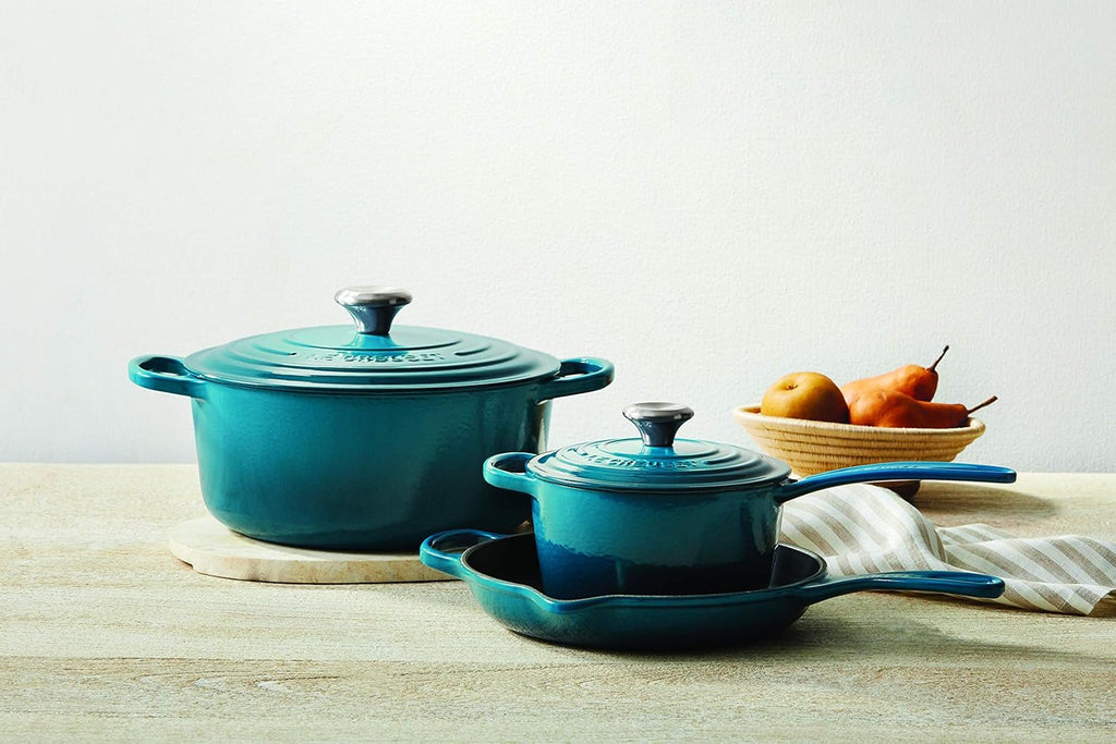 Enameled Cast Iron Cookware Set, 5-Piece N803