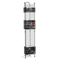 Black Steel Blu-Ray Rack Z548