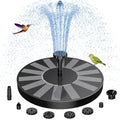 Solar Bird Bath Fountain with 6 Nozzles G3114