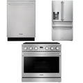 36 Gas Range, Refrigerator and Dishwasher M745