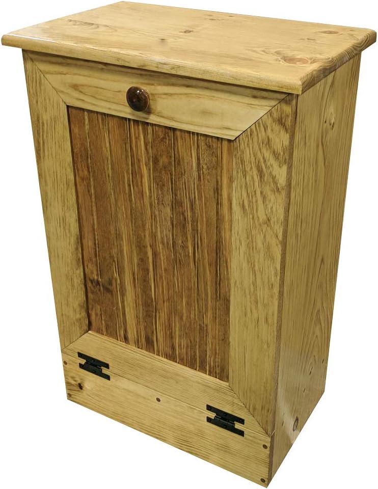 Solid Cottage White Tilt Out Trash Cabinet E92634
