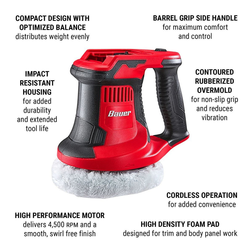 Cordless 6 in. Compact Orbital Polisher/Buffer S36199