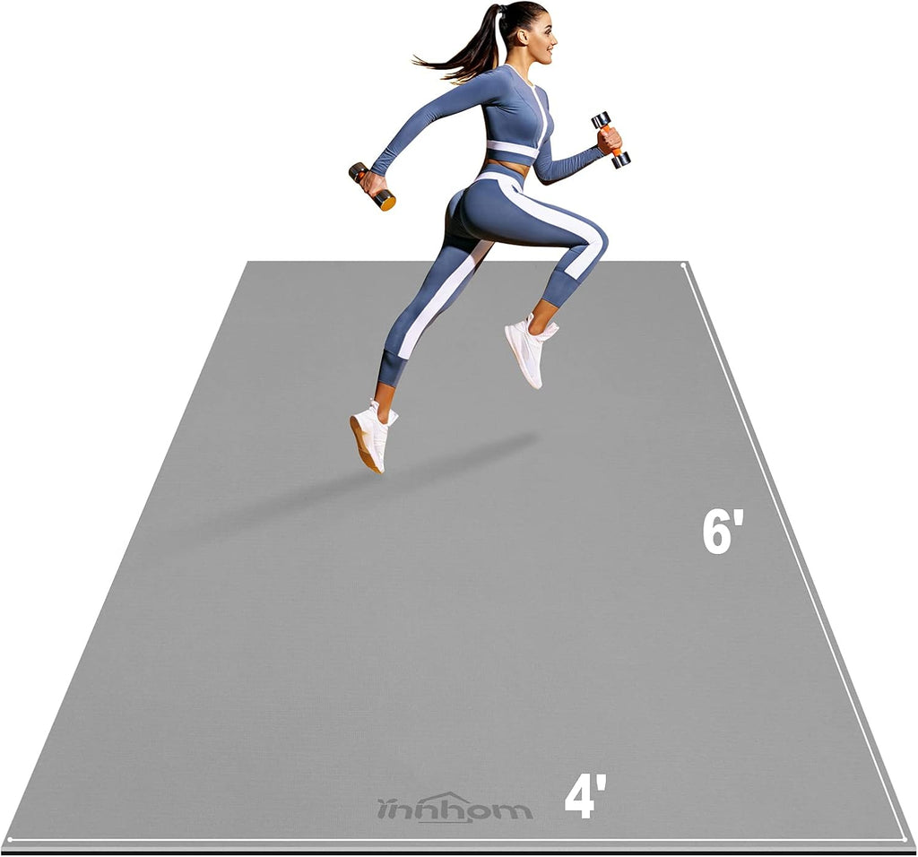 Large Exercise Mat 7'x5'x7mm / 6'x4'x7mm Thick Floor Mat F7546