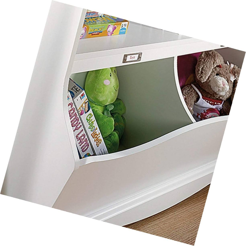 Soft White Finish Bookcase/Footboard A440566