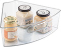 Clear Plastic 6 Pack Lazy Susan Storage Organizer Bins I729358