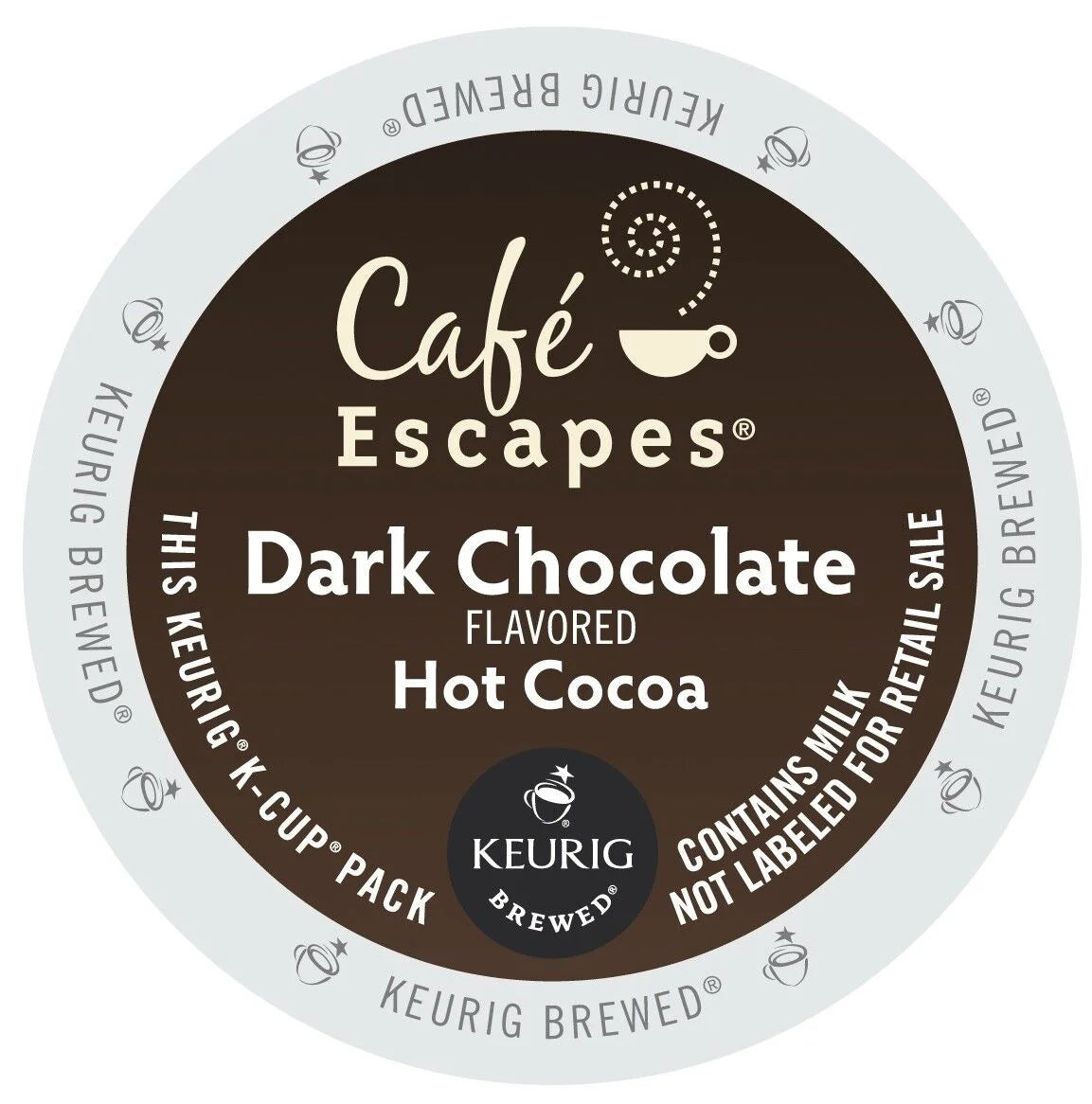 Dark Chocolate Hot Cocoa 120 count K cups L36622