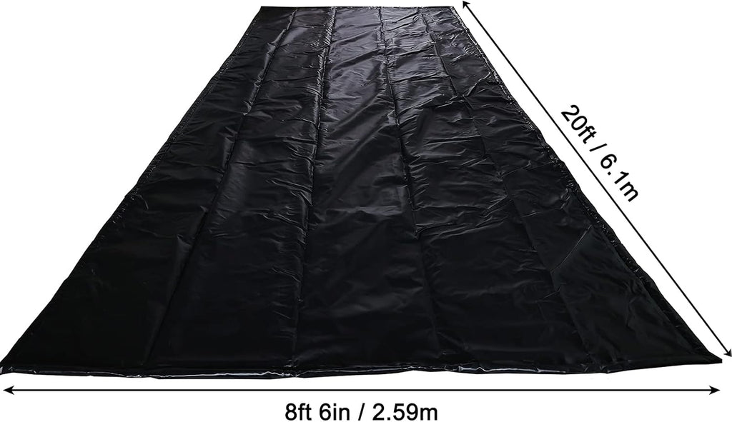 Black Garage Containment Mats 7'9'' X 16' G817164