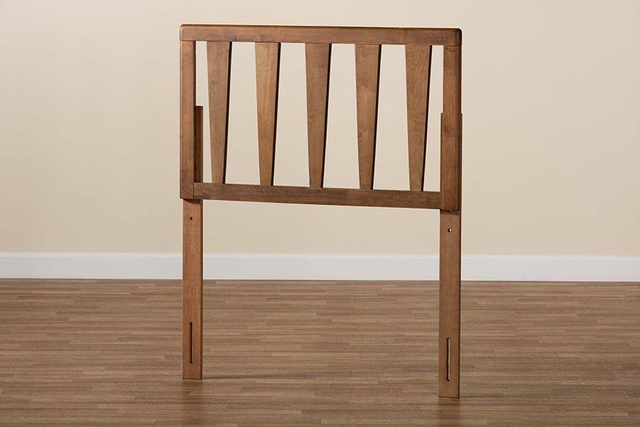 Ash Walnut Finished Wood Twin Size Headboard Z1240