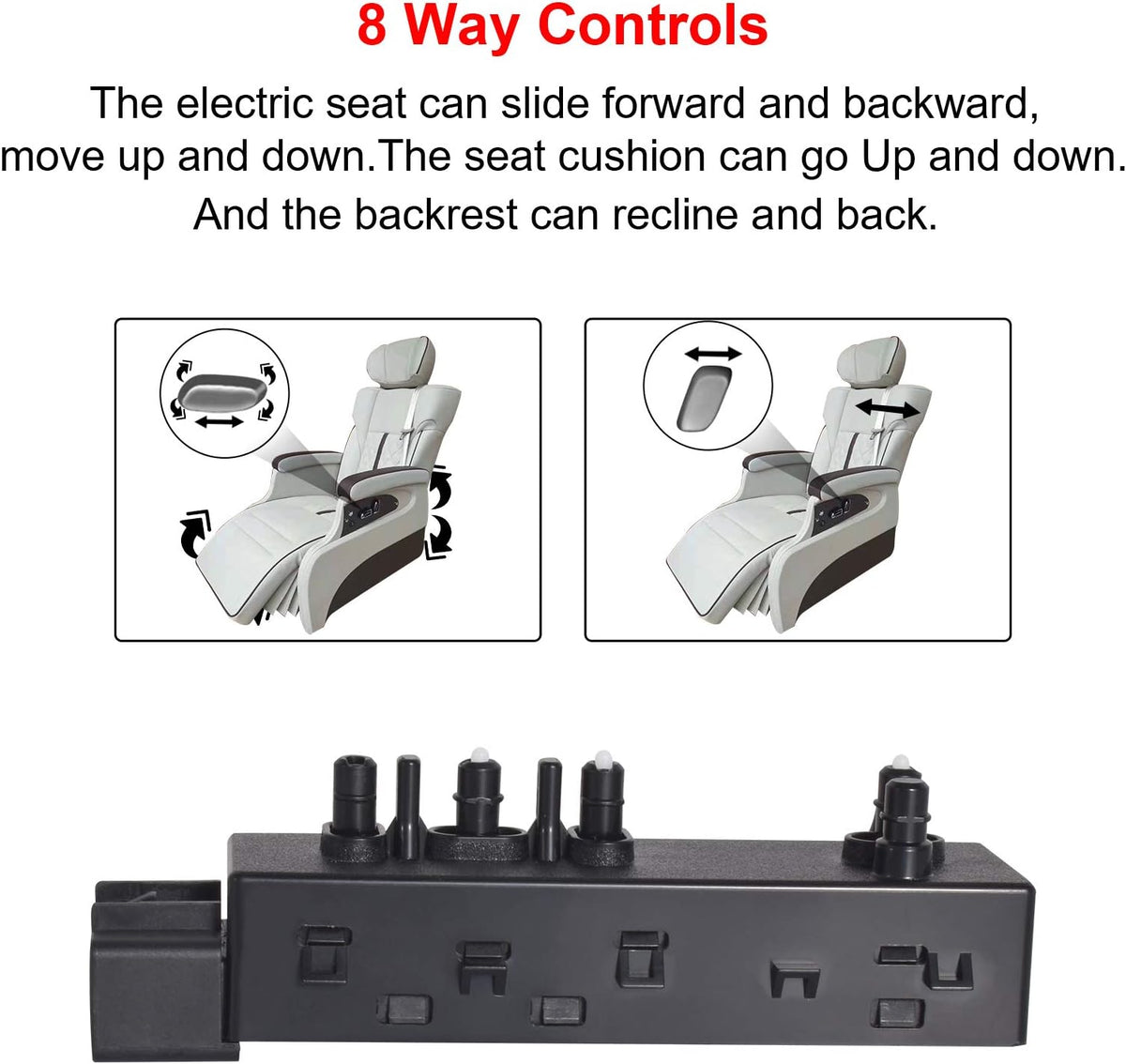 Power Seat Switch Left Driver Side Pack of 2 N3736